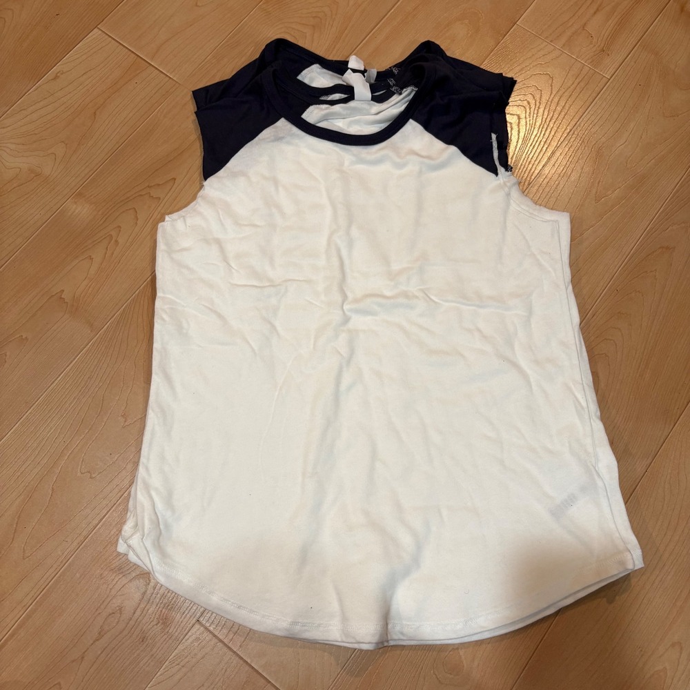 Alternative Apparel Eco-Jersey Raglan Sleeveless Tank Top White L Bundle of 5